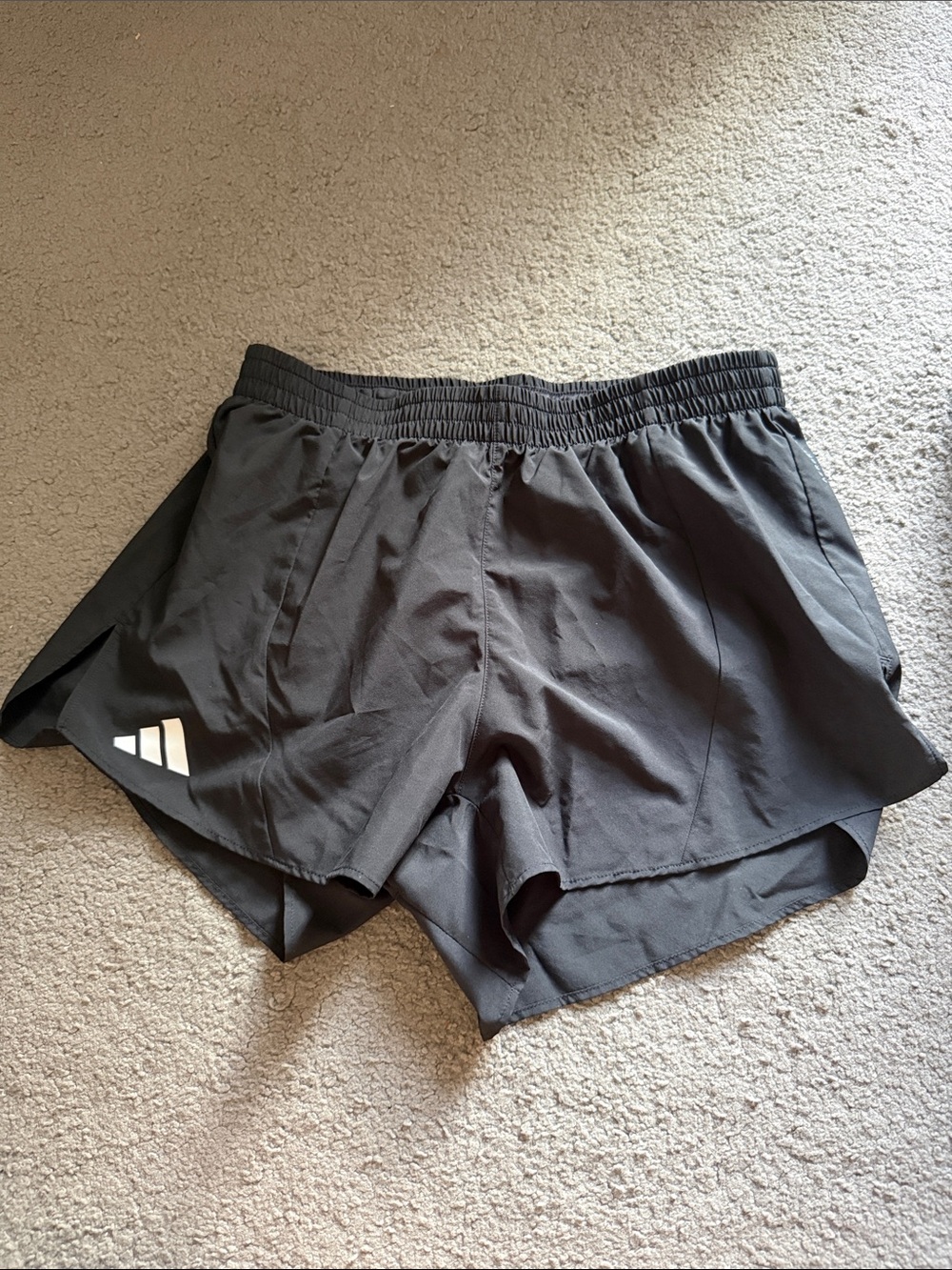 Women’s Adidas Black Athletic Training Shorts with Logo